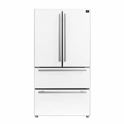 Espresso Moena 36 In. French Door Refrigerator in White, 19.2 Cu.Ft | Fridge.com