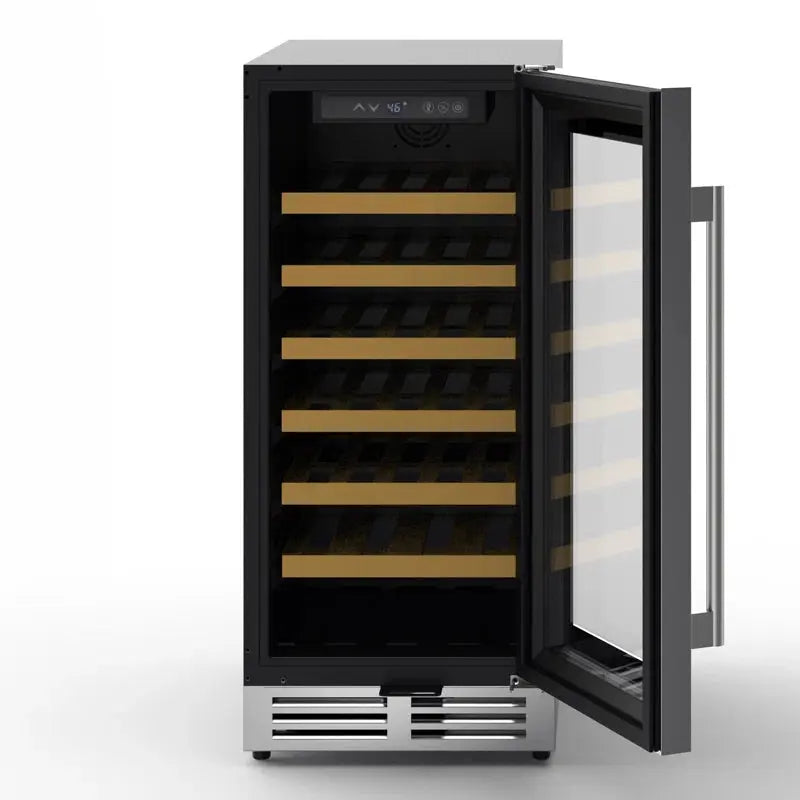 FC Design 14.9'' 33 Bottle Single Zone Freestanding Wine Refrigerator | Fridge.com