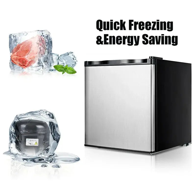 FORCLOVER 1.1 Cubic Feet Freestanding Mini Fridge with Freezer | Fridge.com