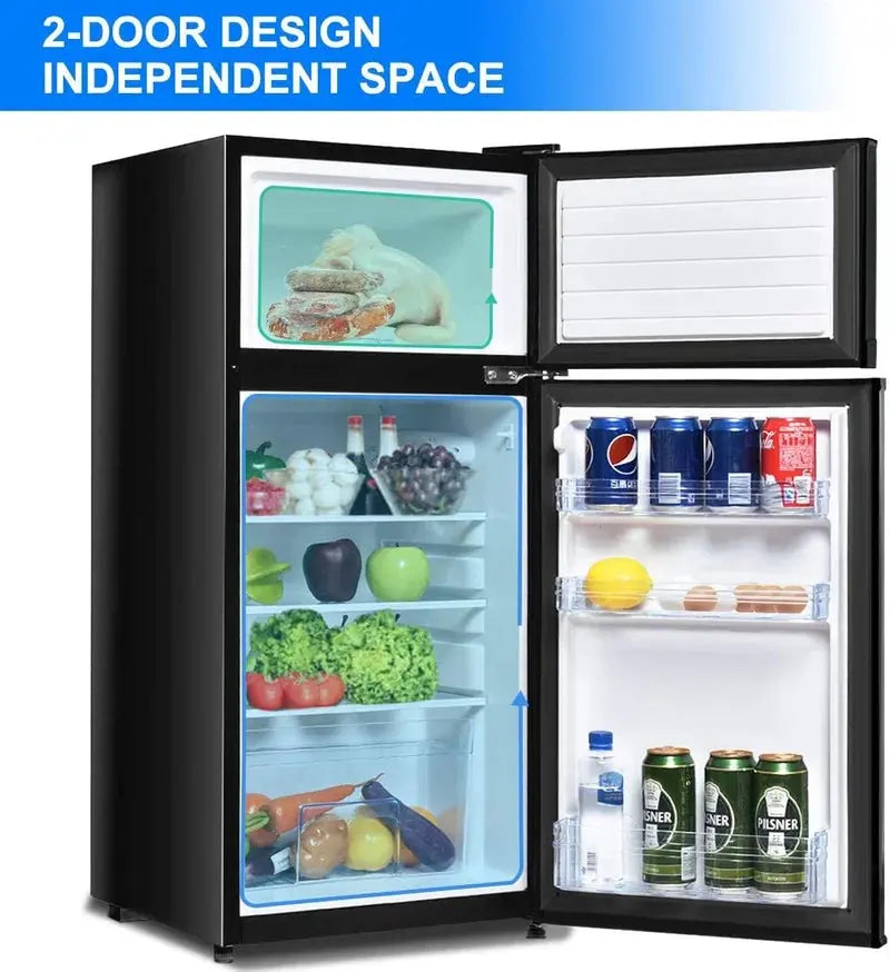 FORCLOVER 3.4 Cubic Feet Freestanding Mini Fridge with Freezer | Fridge.com