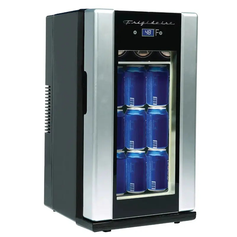 FRIGIDAIRE 18 Can or 4 Wine Bottle Retro Beverage Fridge, Temperature Control, Thermoelectric | Fridge.com