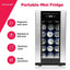 FRIGIDAIRE 18 Can or 4 Wine Bottle Retro Beverage Fridge, Temperature Control, Thermoelectric | Fridge.com