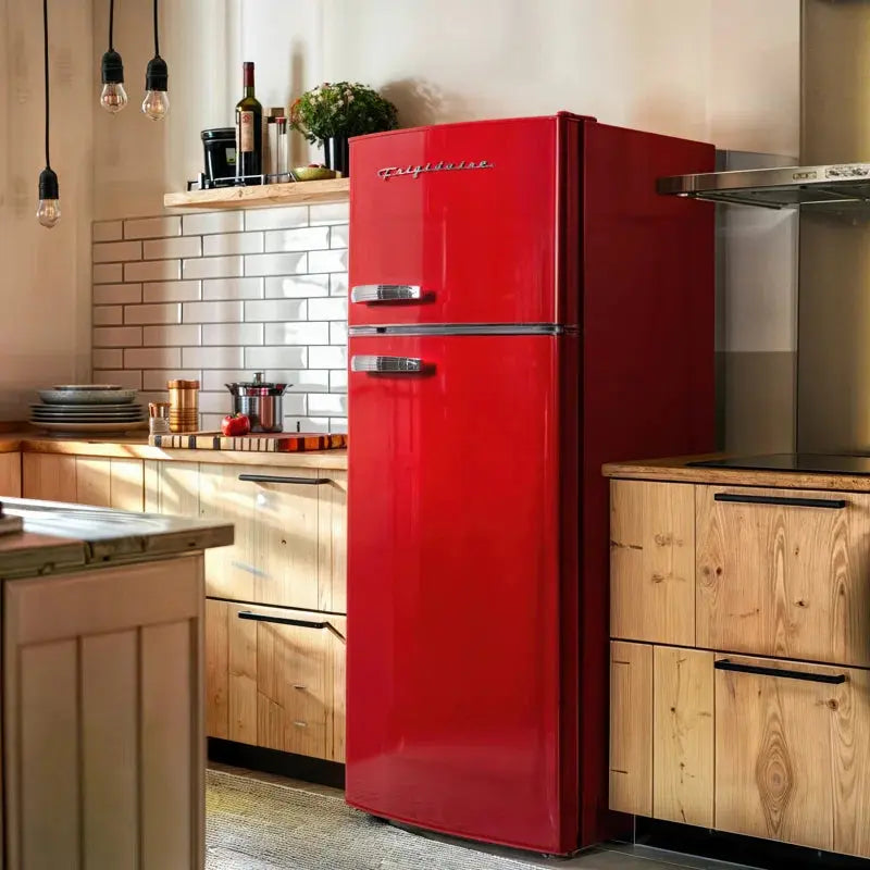 FRIGIDAIRE 7.5 Cu. Ft. Capacity Retro Fridge Freezer Combo, Apartment Size | Fridge.com