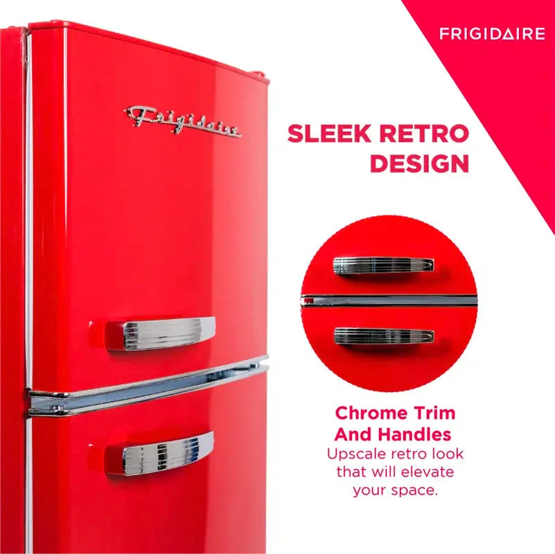 FRIGIDAIRE 7.5 Cu. Ft. Capacity Retro Fridge Freezer Combo, Apartment Size | Fridge.com