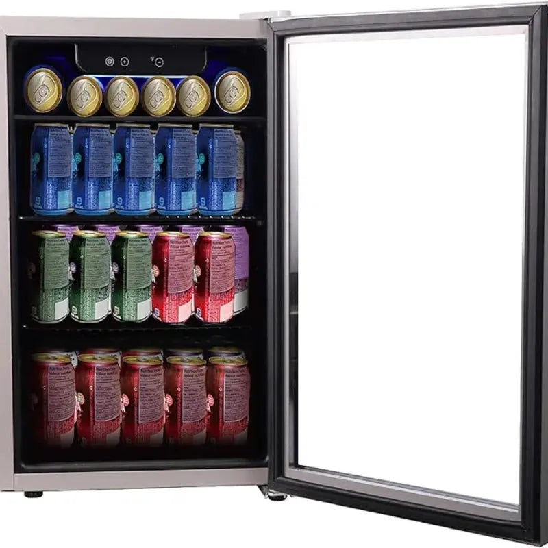 FRIGIDAIRE Beverage Refrigerator, Compact Mini Fridge with Digital Temperature Control, Fits 88 Cans | Fridge.com