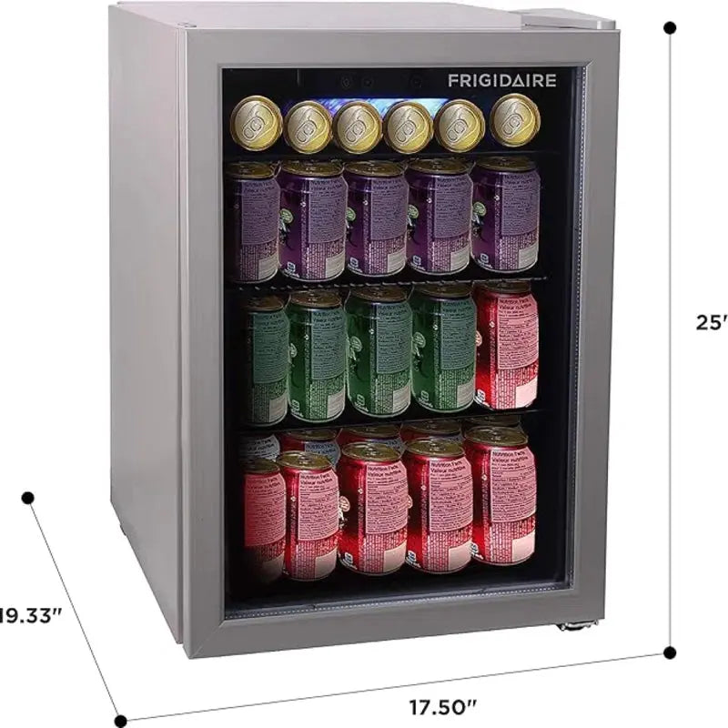 FRIGIDAIRE Beverage Refrigerator, Compact Mini Fridge with Digital Temperature Control, Fits 88 Cans | Fridge.com