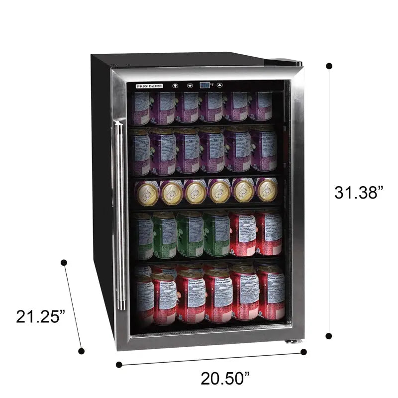 FRIGIDAIRE Beverage Refrigerator, Mini Fridge with Digital Temperature Control, Fits 126 Cans | Fridge.com