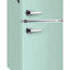 FRIGIDAIRE Retro 2-Door Compact Fridge Freezer Combo, 3.1 Cu. Ft., Stainless Steel, Built-In Bottle Opener | Fridge.com