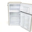 FRIGIDAIRE Retro 2-Door Compact Fridge Freezer Combo, 3.1 Cu. Ft., Stainless Steel, Built-In Bottle Opener | Fridge.com