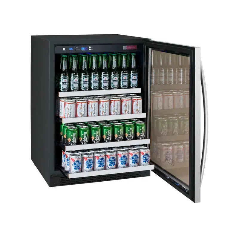 Flexcount 112 Can 23" Convertible Beverage Refrigerator | Fridge.com