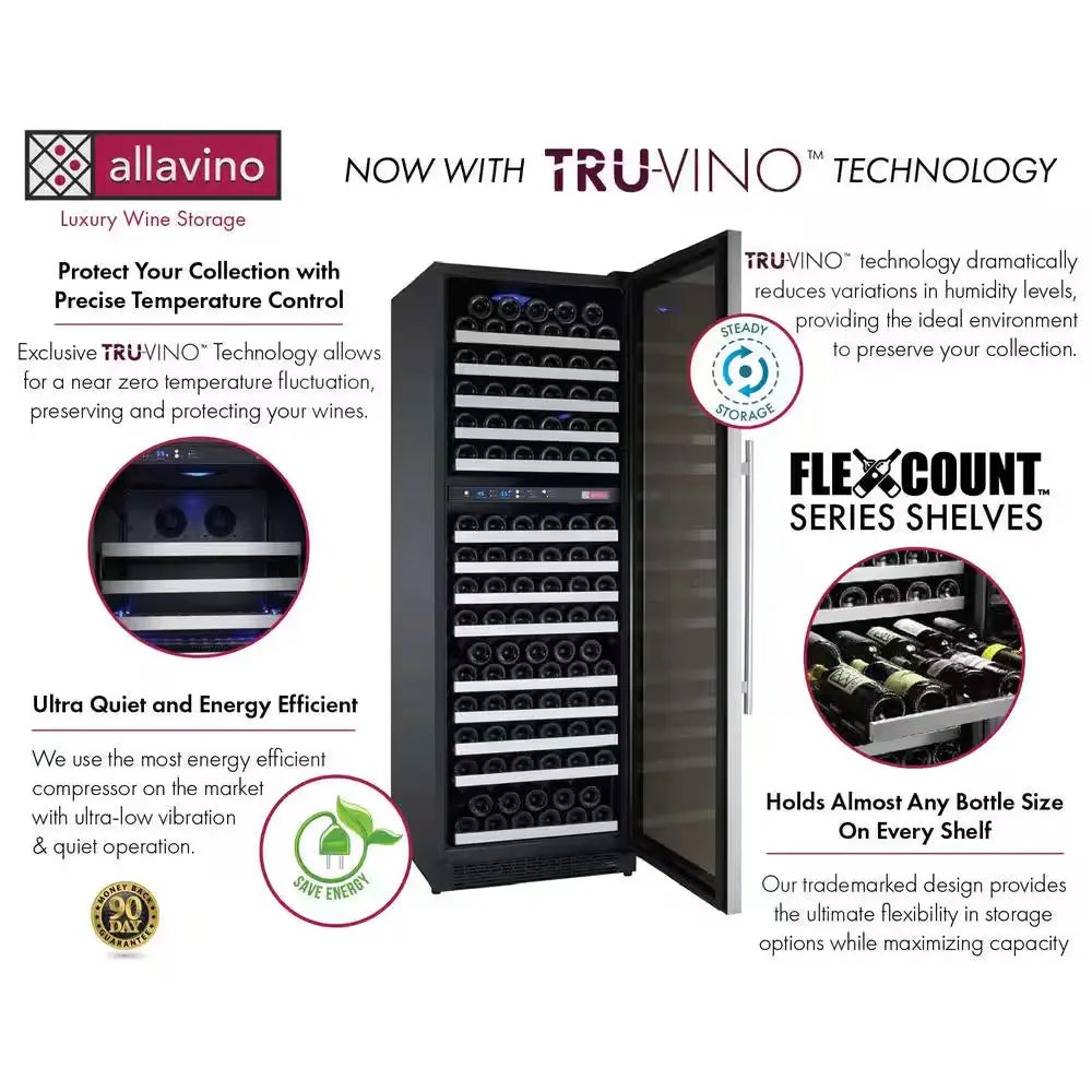 Flexcount II Dual Zone 172-Bottle Built-In Wine Refrigerator | Fridge.com