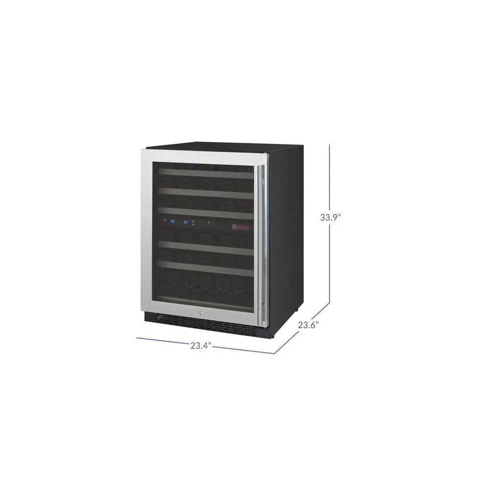 Flexcount II Dual Zone 56-Bottle Built-In Wine Refrigerator | Fridge.com