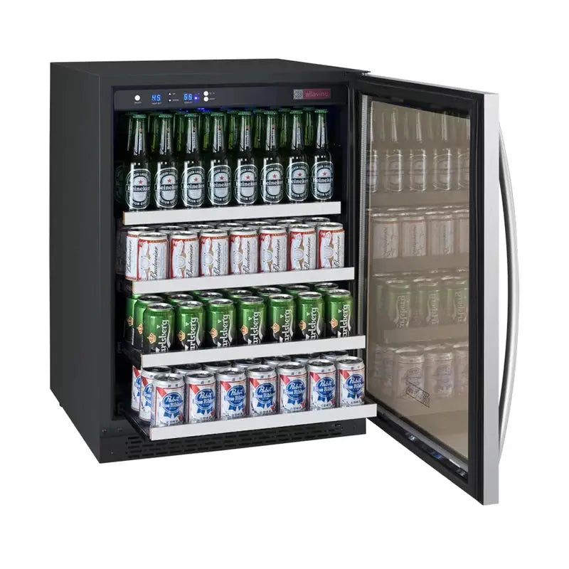 Flexcount Tru-Vino 154 Can 23" Convertible Beverage Refrigerator | Fridge.com