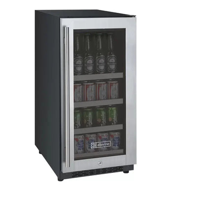 Flexcount Tru-Vino 88 Can 15" Undercounter Beverage Refrigerator | Fridge.com