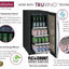 Flexcount Tru-Vino 88 Can 15" Undercounter Beverage Refrigerator | Fridge.com