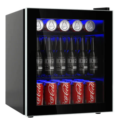 Forclover 1.6 Cubic Feet Cu. Ft. Countertop Mini Fridge with Glass Door | Fridge.com