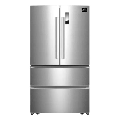 Forno 33" French Door 19 Cu. Ft. DOE Certified Refrigerator | Fridge.com