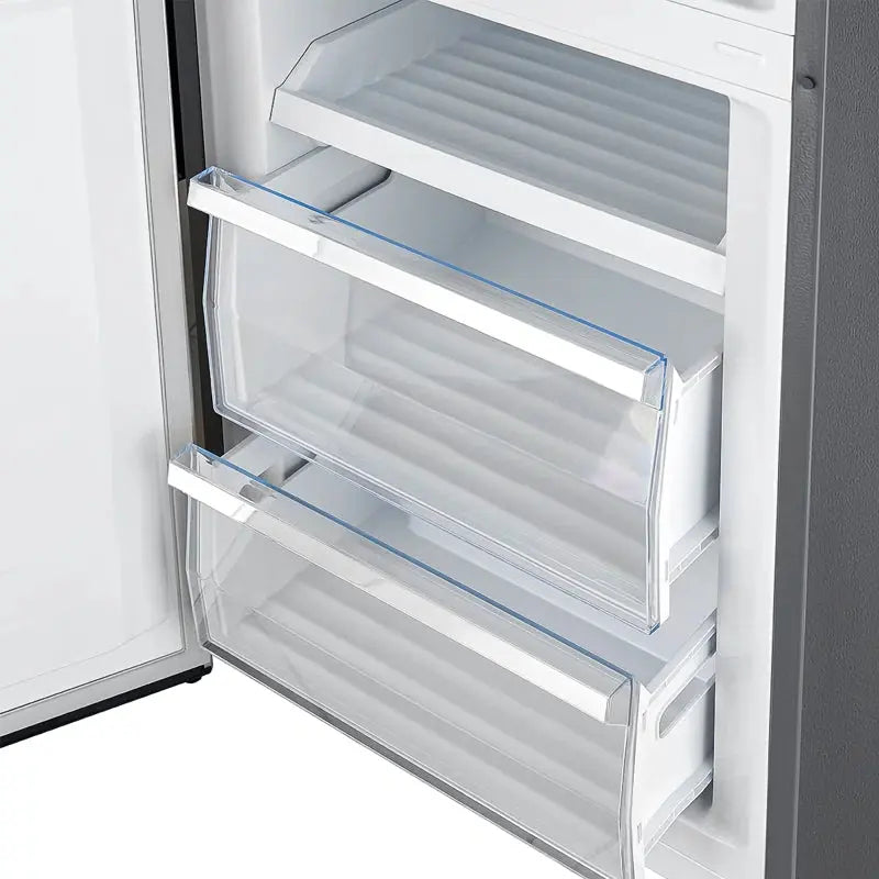 Forno Alta Qualita Guardia 23.4-Inch Bottom Freezer Refrigerator Stainless Steel, 10.8 Cu.Ft. | Fridge.com