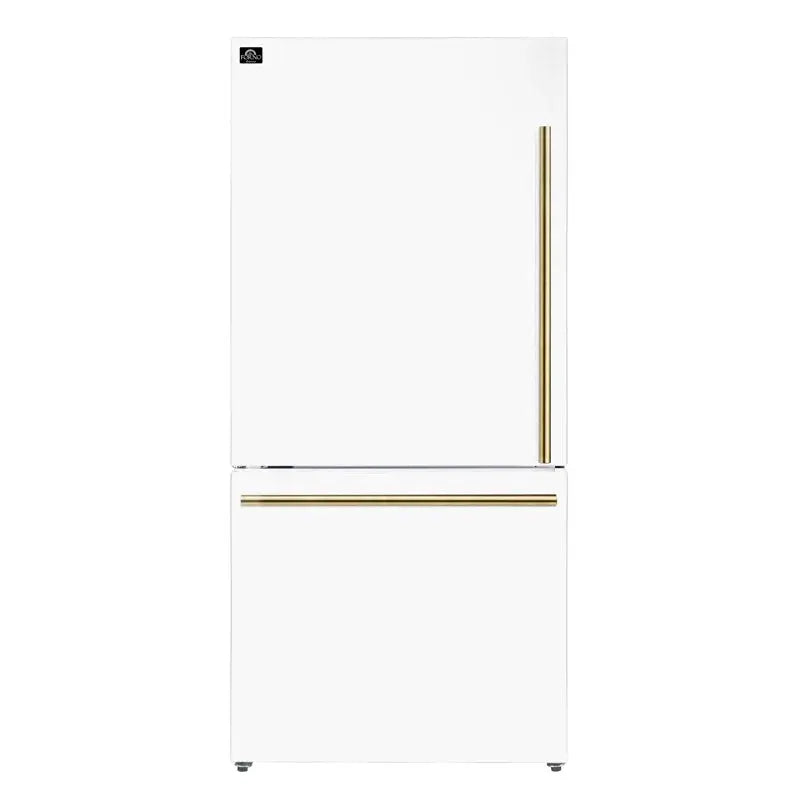 Forno Espresso Milano 31" Bottom Freezer Refrigerator, 17.2 Cu.Ft. Ice Maker | Fridge.com