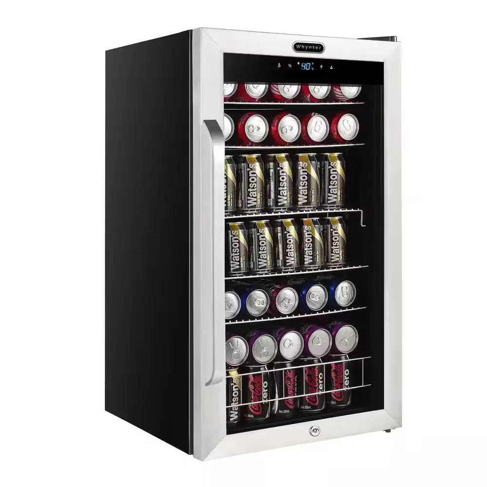 Freestanding 19 In. 121 (12 Oz.) Can Cooler with Digital Control and Internal Fan | Fridge.com