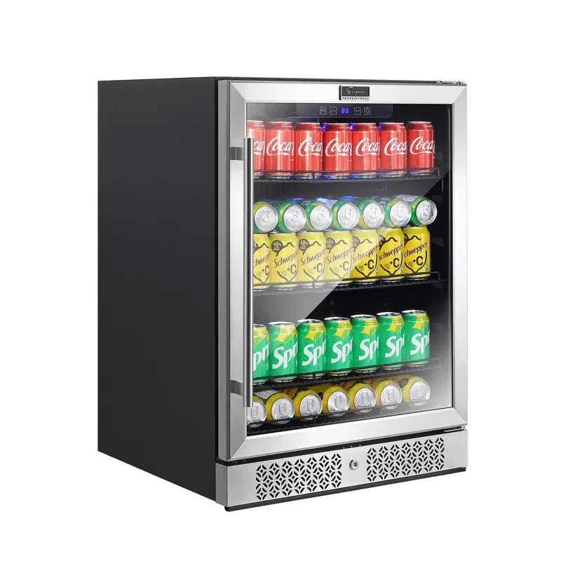 Freestanding Beverage Refrigerator in Stainless Steel | Fridge.com