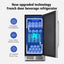 15 In. 127 Can (12 Oz.) Built-In/Freestanding Door Beverage Cooler in Stainless Steel | Fridge.com