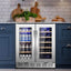 30'' Dual Zone Wine & Beverage Refrigerator 28 Bottle & 88 Can Built-In/Freestanding Modern Series | Fridge.com