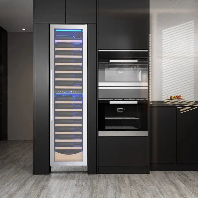 17.72" 111 Bottles Dual Zone Built-In/Freestanding Wine Refrigerator | Fridge.com