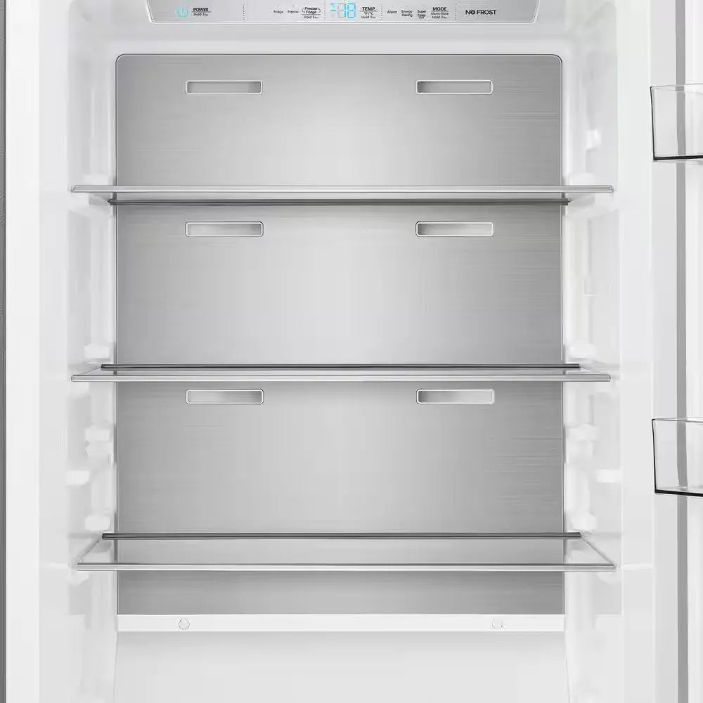 Maderno 60" 2-Piece Convertible Refrigerator/Freezer Built-In with Decorative Grill Trim, 27.2 Cu.Ft. in Stainless Steel | Fridge.com