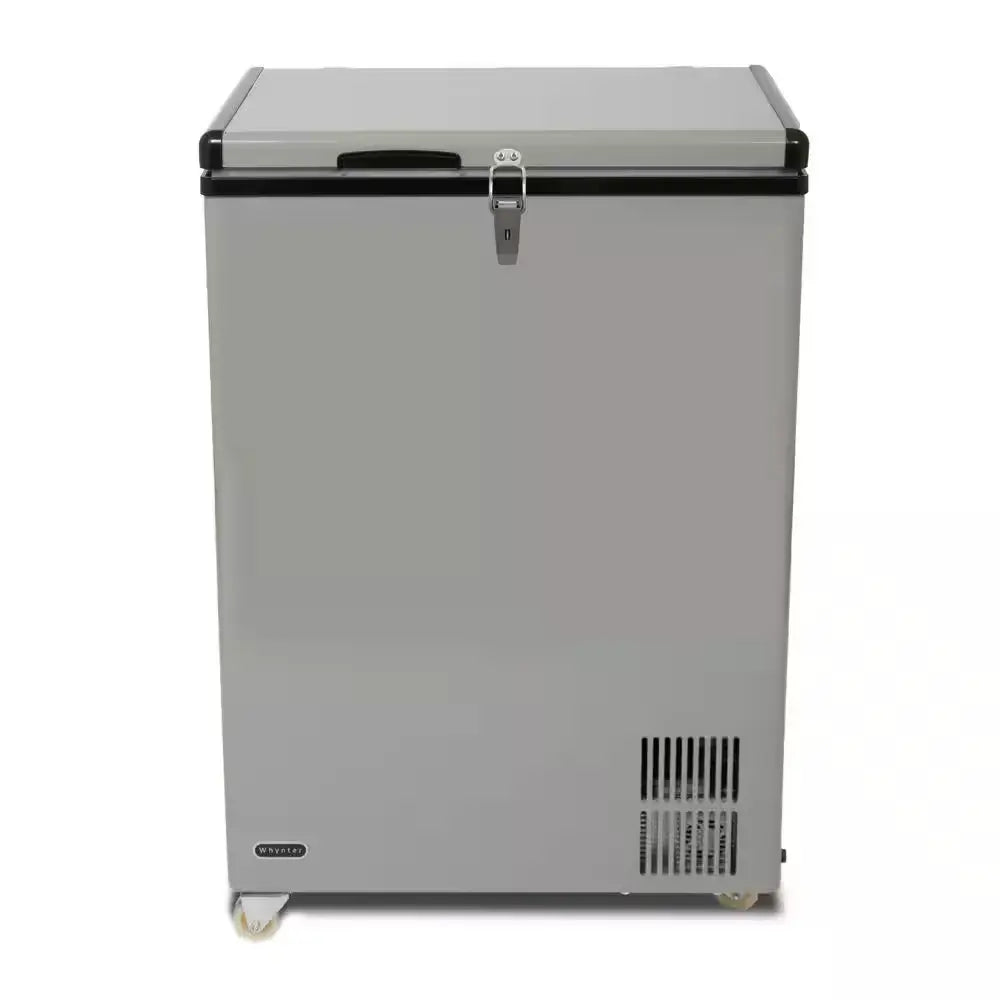 3.18 Cu. Ft. Portable Refrigerator/Freezer in Gray | Fridge.com