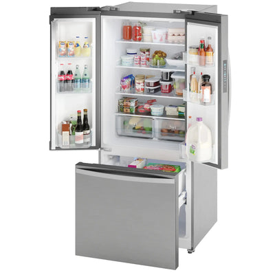 Kenmore 17.5 Cu. Ft. Counter-Depth ENERGY STAR® Stainless Steel Refrigerator/Freezer with French Doors | Fridge.com