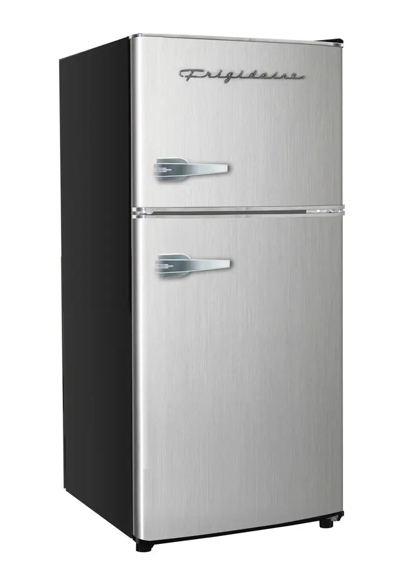 FRIGIDAIRE 4.6 Cu. Ft. Refrigerator/Freezer, 2 Door, Platinum Series, Stainless Steel | Fridge.com