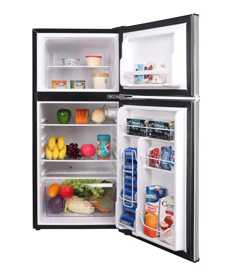 FRIGIDAIRE 4.6 Cu. Ft. Refrigerator/Freezer, 2 Door, Platinum Series, Stainless Steel | Fridge.com