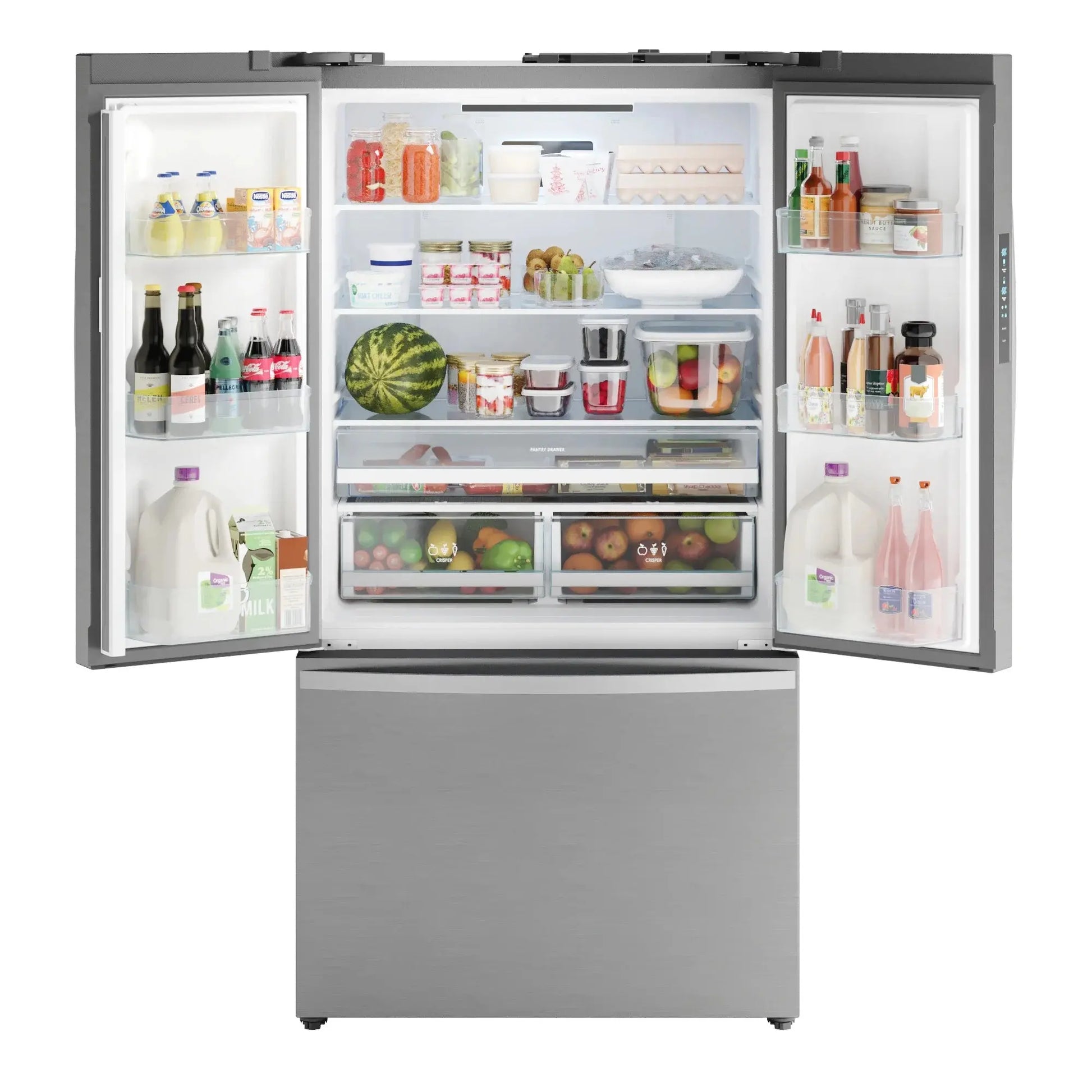 Kenmore 20.3 Cu. Ft. Counter-Depth ENERGY STAR® Stainless Steel Refrigerator/Freezer W/French Doors | Fridge.com