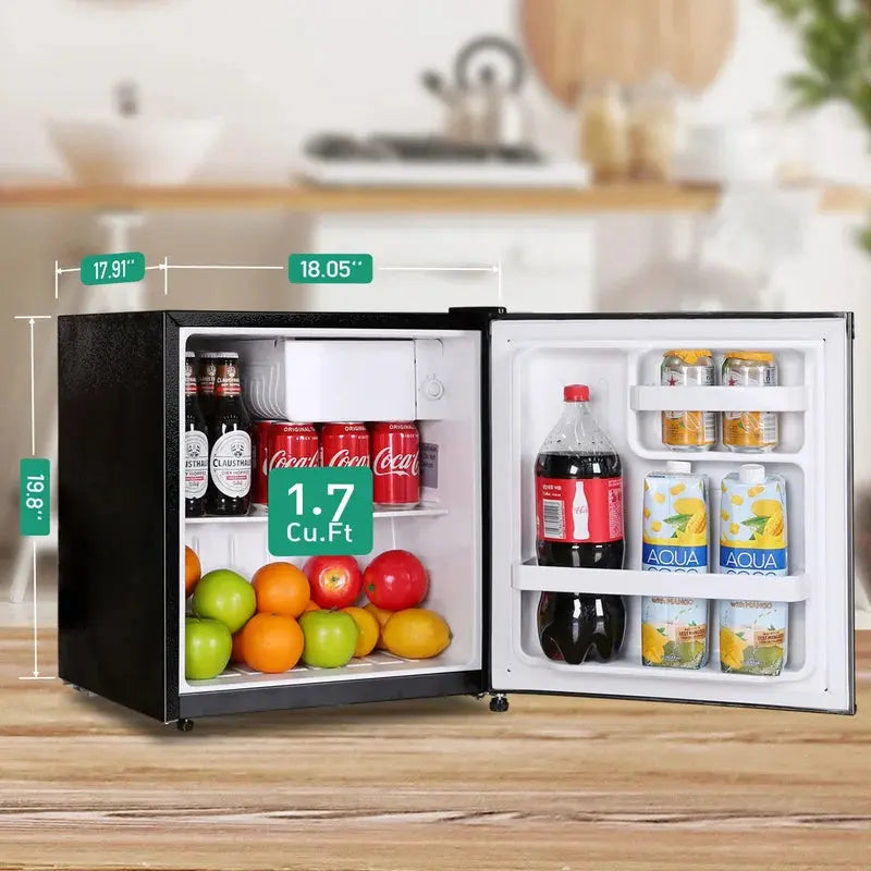 Frestec 1.7 Cubic Feet Portable Freestanding Mini Fridge with Freezer | Fridge.com