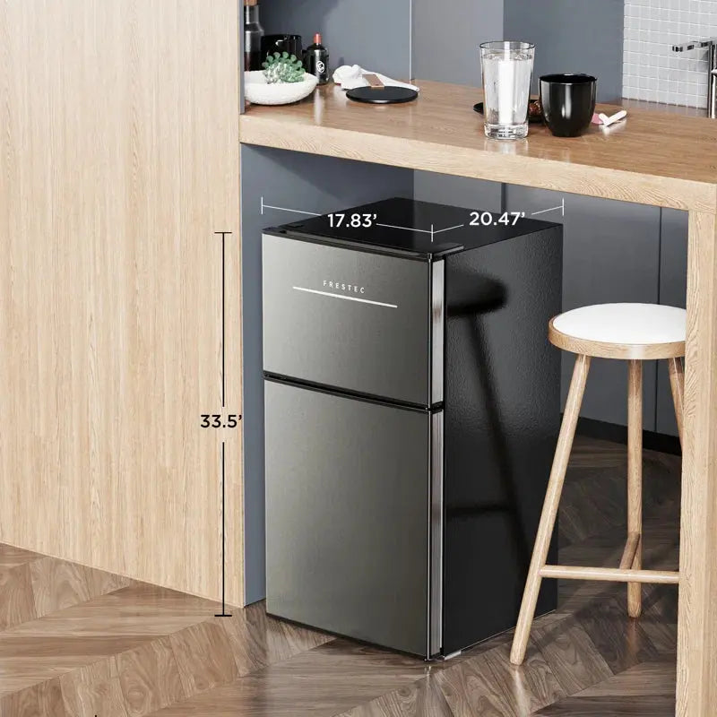 Frestec 3.0 Cubic Feet Freestanding Mini Fridge with Freezer | Fridge.com