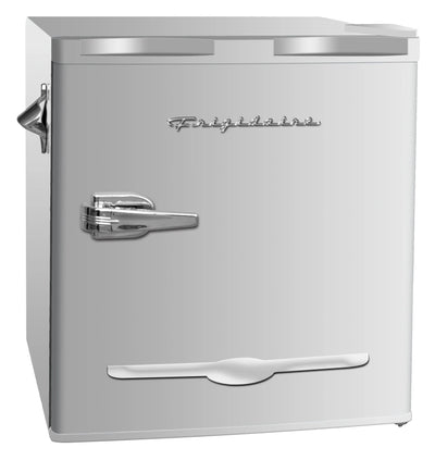 Frigidaire 1.6 Cu Ft Retro Mini Fridge with Side Bottle Opener - Moonbeam | Fridge.com