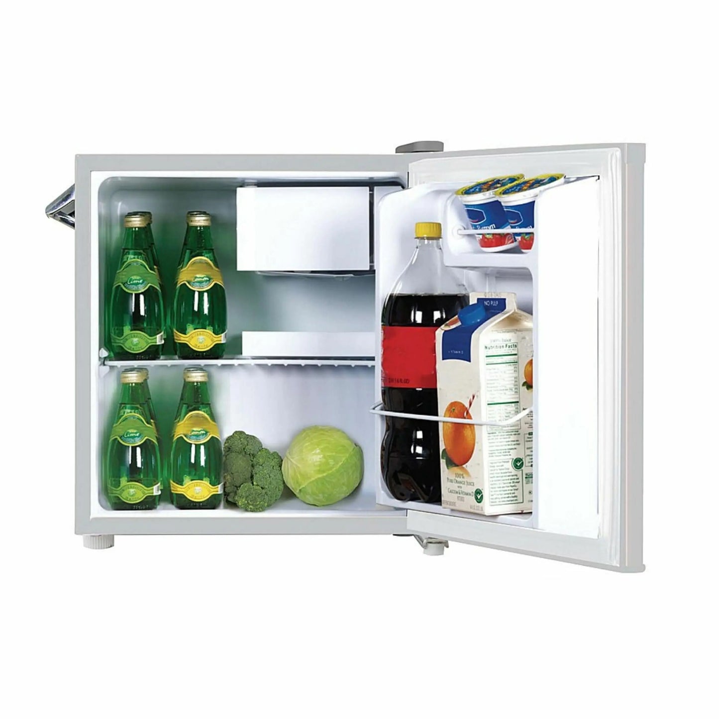 Frigidaire 1.6 Cu Ft Retro Mini Fridge with Side Bottle Opener - Moonbeam | Fridge.com