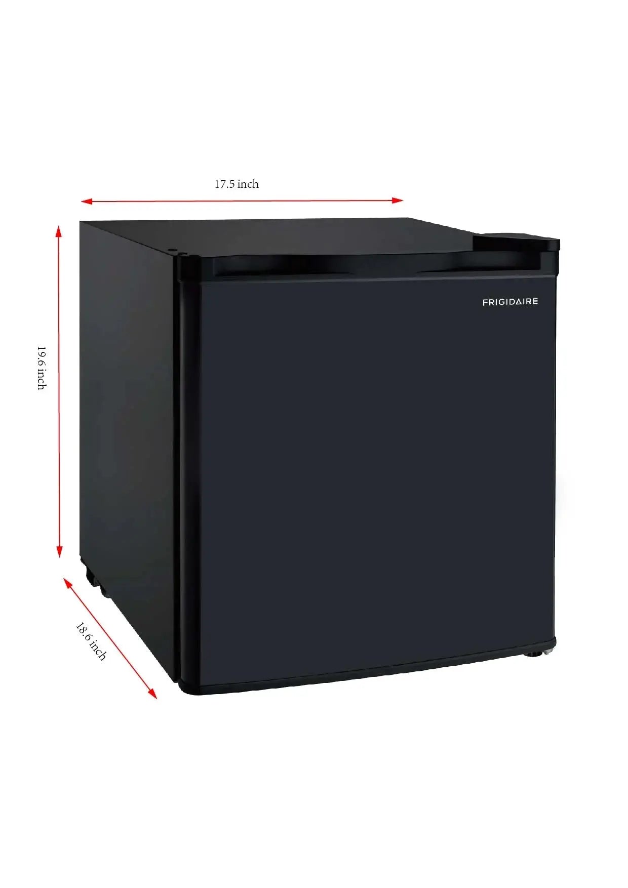 Frigidaire 1.6 Cu. Ft. Fridge Erase Board Refrigerator, EFR107, Black | Fridge.com