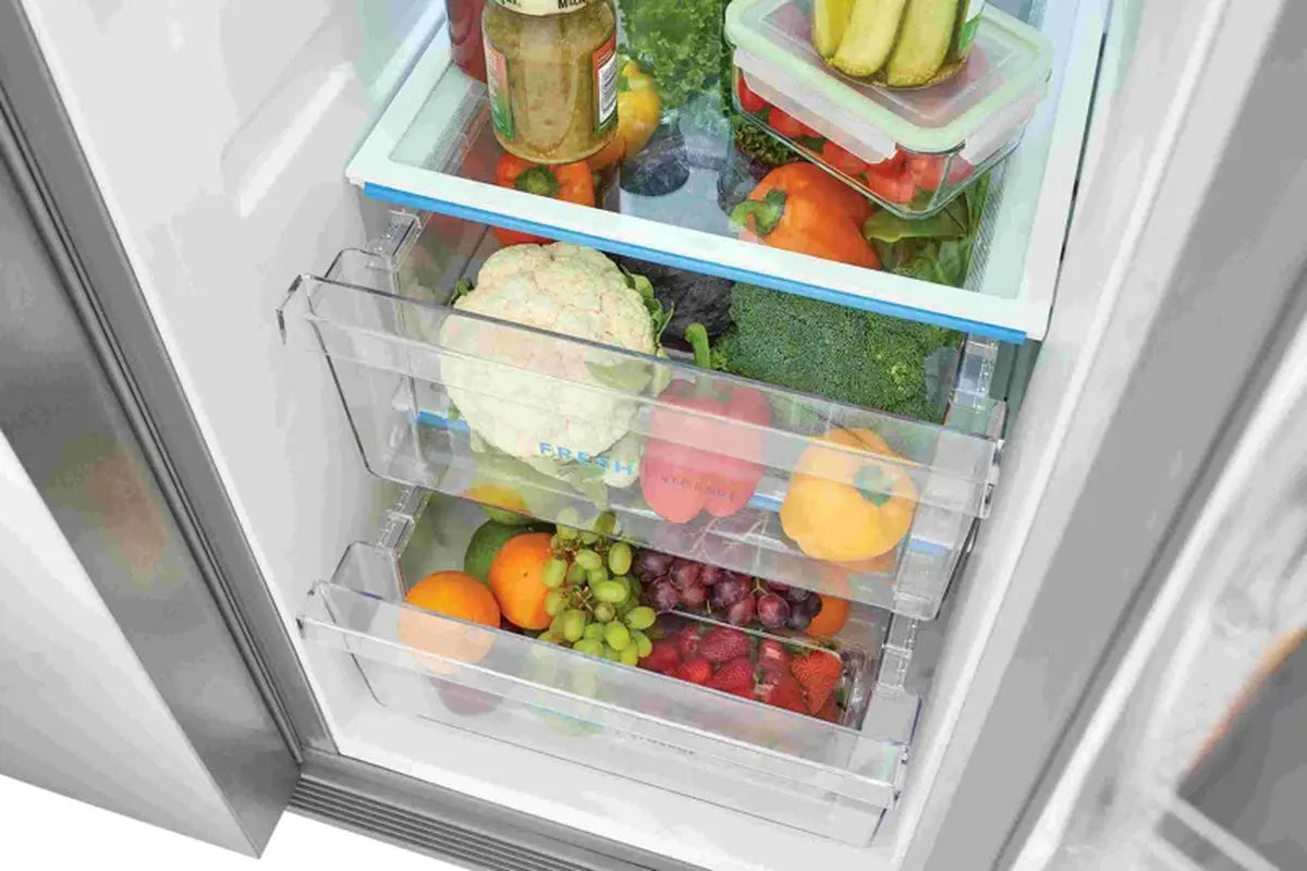 Frigidaire 25.6 Cu. Ft. 36" Standard Depth Side by Side Refrigerator | Fridge.com