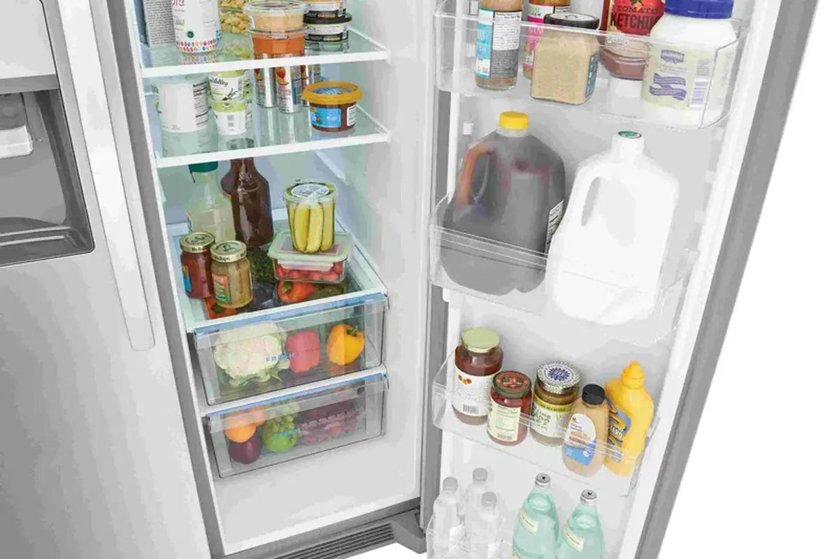 Frigidaire 25.6 Cu. Ft. 36" Standard Depth Side by Side Refrigerator | Fridge.com