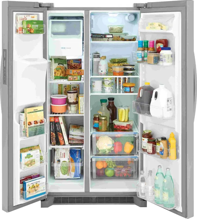 Frigidaire 25.6 Cu. Ft. 36" Standard Depth Side by Side Refrigerator | Fridge.com