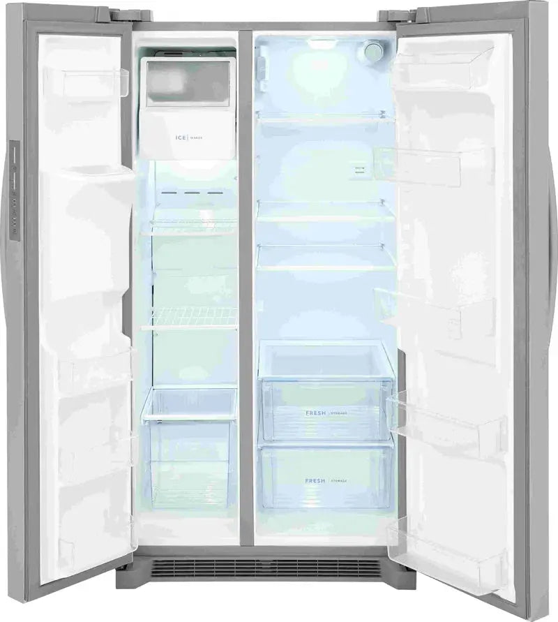 Frigidaire 25.6 Cu. Ft. 36" Standard Depth Side by Side Refrigerator | Fridge.com