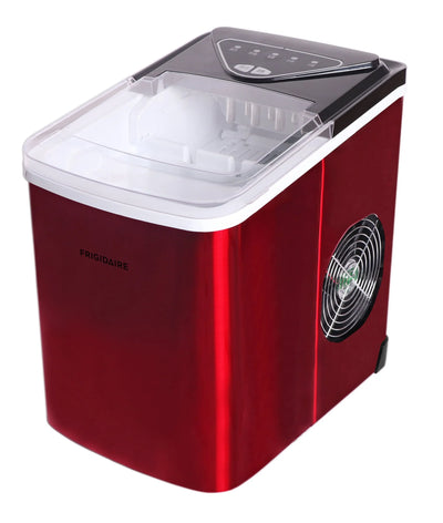 Frigidaire 26Lb. Countertop Portable Ice Maker - (EFIC121-SSRED) Stainless Steel | Fridge.com