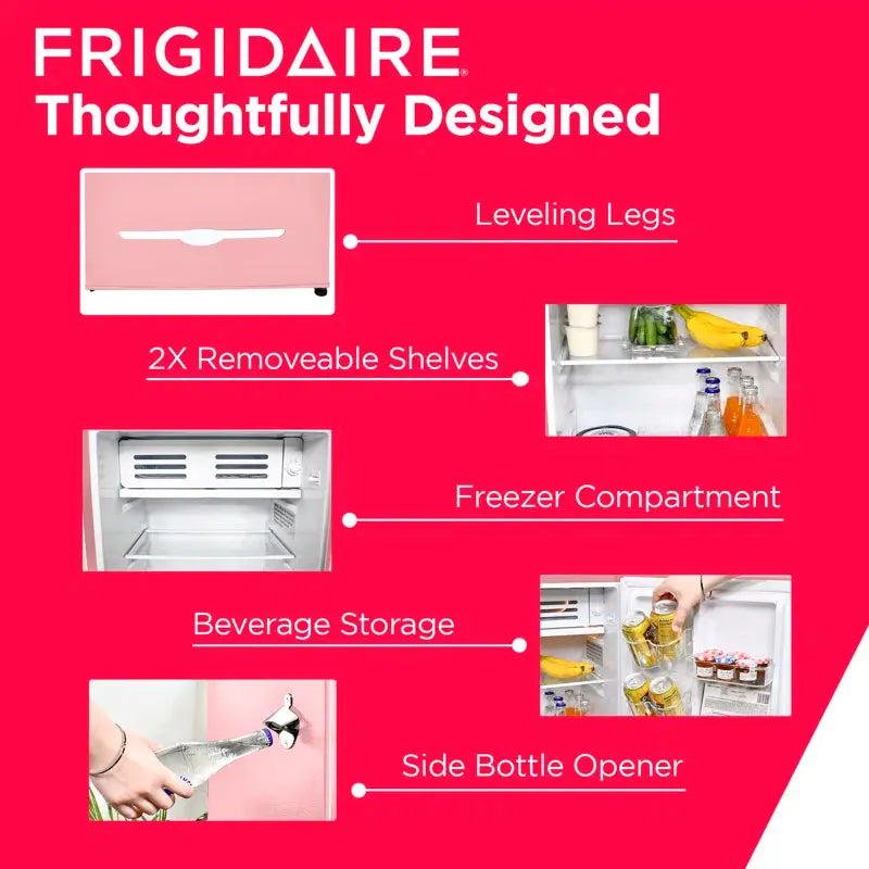 Frigidaire 3.2 CU. FT. Compact Refrigerator (Retro Design) | Fridge.com