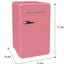 Frigidaire 3.2 Cu Ft Single Door Retro Compact Fridge EFR372, Pink | Fridge.com