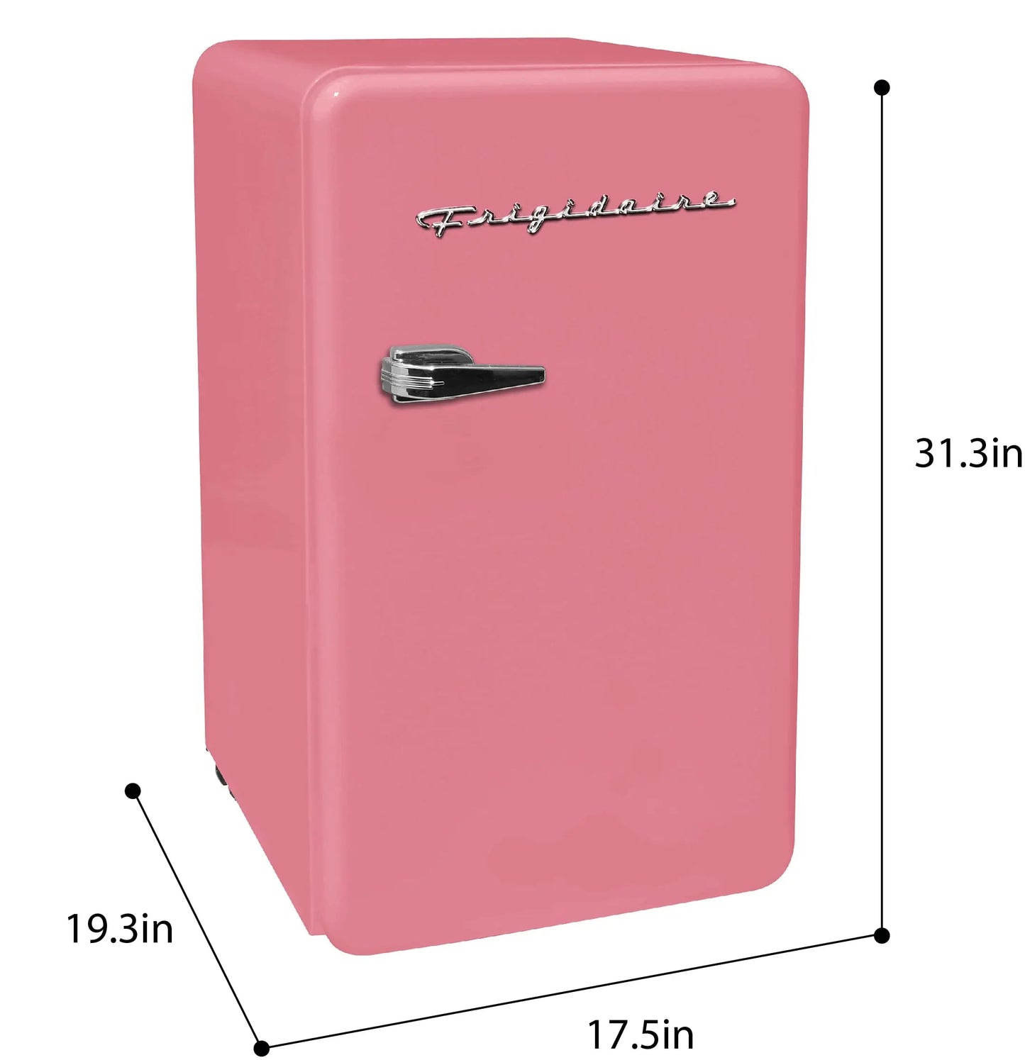 Frigidaire 3.2 Cu Ft Single Door Retro Compact Fridge EFR372, Pink | Fridge.com