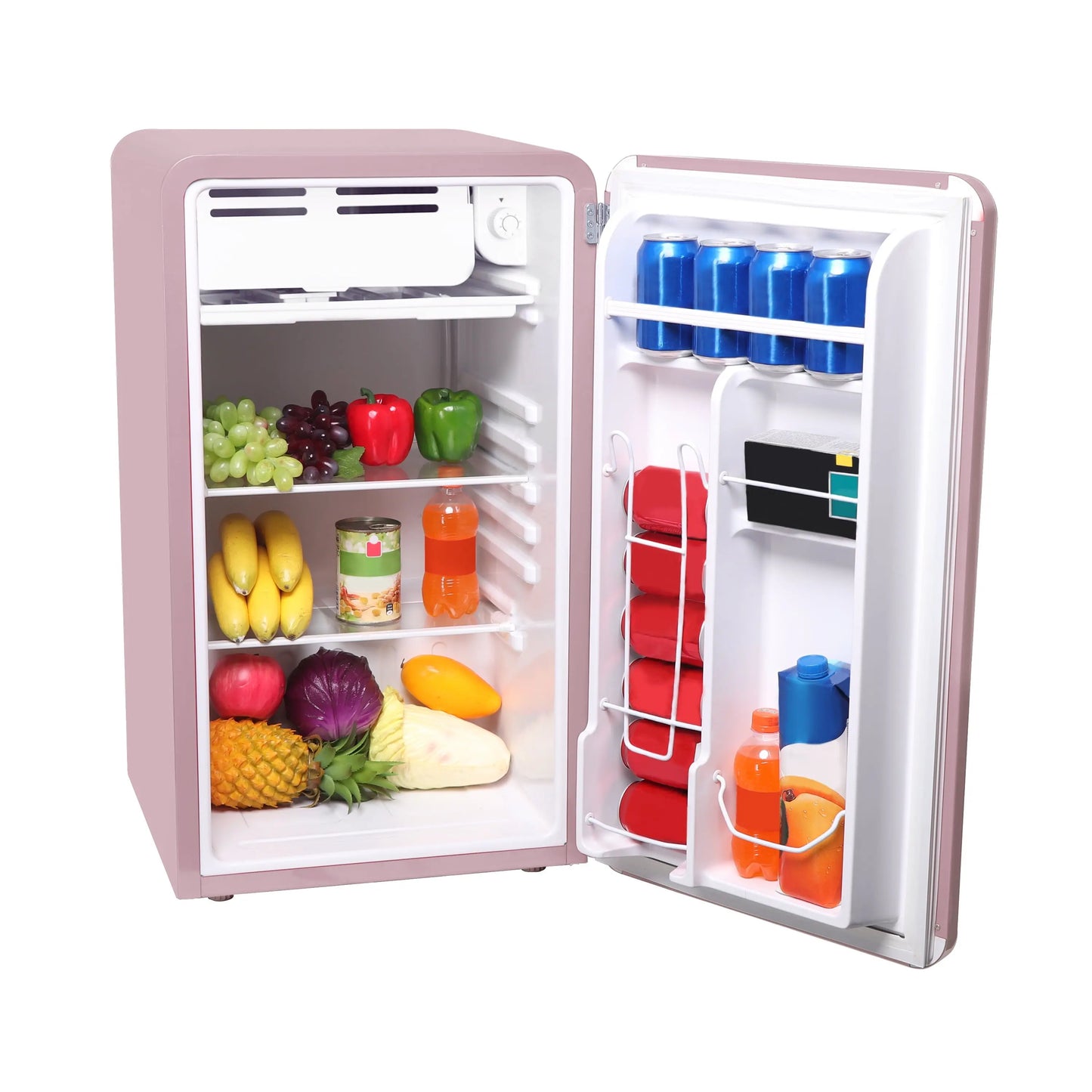 Frigidaire 3.2 Cu Ft Single Door Retro Compact Fridge EFR372, Pink | Fridge.com