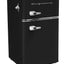 Frigidaire 3.2-Cu ft. 2-Door Retro Compact Bar Fridge with Freezer and Side Bottle Opener, EFR840 (Black) | Fridge.com