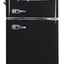 Frigidaire 3.2-Cu ft. 2-Door Retro Compact Bar Fridge with Freezer and Side Bottle Opener, EFR840 (Black) | Fridge.com